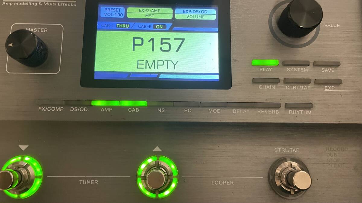 MOOER ムーア GE200 アンプモデリング・マルチエフェクト