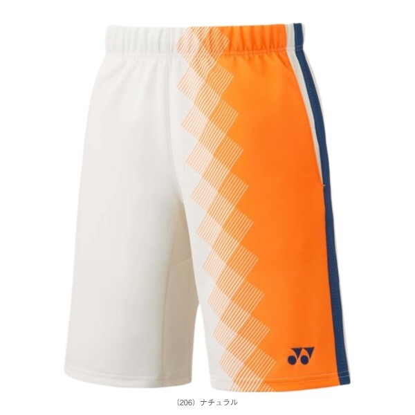 【15253（206）L】YONEX(ヨネックス) メンズニットハーフパンツ ナチュラル サイズ L 新品未使用タグ付 バドミントン テニス 数量限定