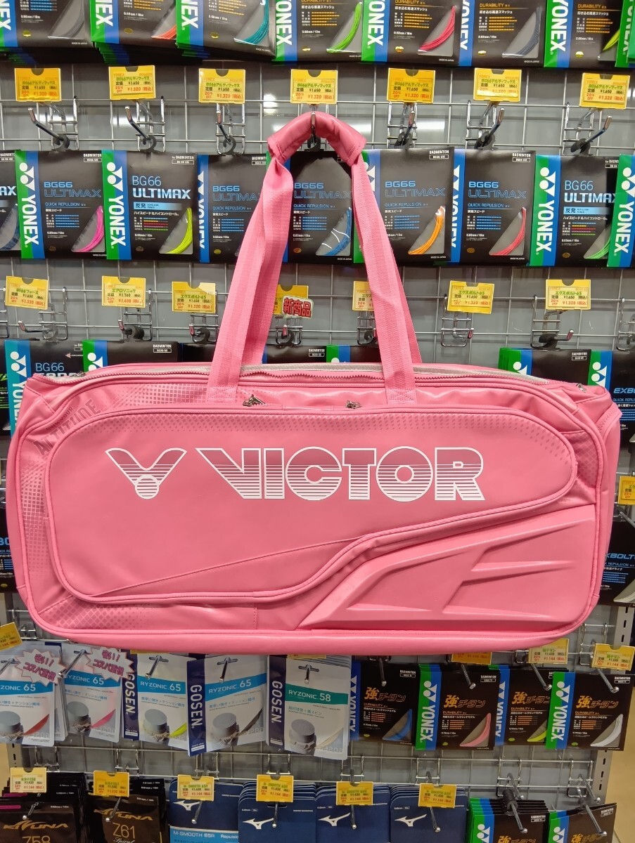 【BR9615CPS (I)】VICTOR(ビクター) トーナメントバッグ カラーフラミンゴ 新品未使用 バドミントン テニス 76×18×33cm