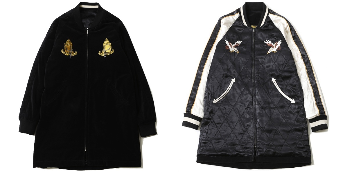 ルードギャラリー 　RUDE GALLERY　20AW 20周年　MARIA & HAWK LONG SOUVENIR JACKET　マリア　ロング　スカジャン　2