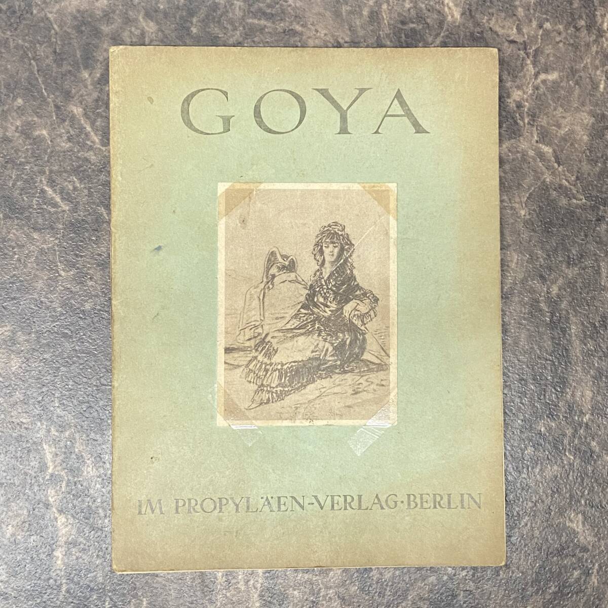 洋書　 FRANCISCO GOYA　BERLIN GERMANY フランシスコ・ゴヤ 宮廷画家 スケッチ 絵画 古書 アンティーク