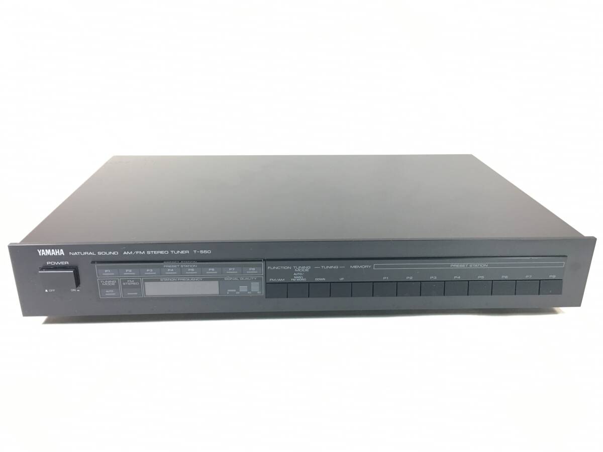 ＹＡＭＡＨＡ　Ｔ－５５０　ＦＭ／ＡＭチューナー　ＦＭ・ＡＭ各８局プリセットメモリー可能　ヤマハ