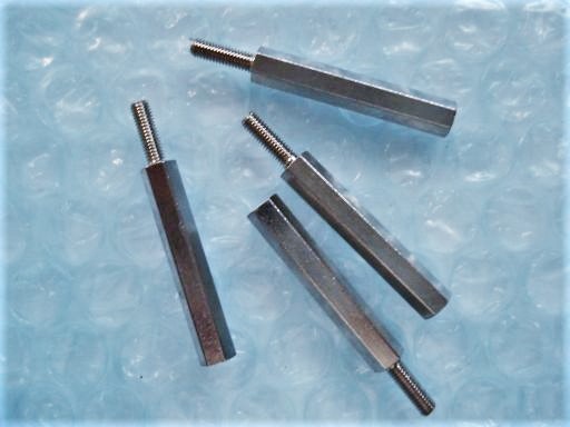 P0013　　メーカー不明　スペーサー　本体長さ 30mm 　ねじ部長さ　10mm　ネジM3 　4本セット