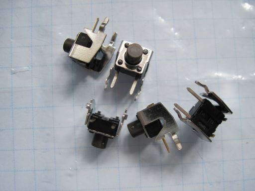 B0014　ALPS　アルプス　SKHHシリーズ　タクタイルスイッチ　サイドプッシュ　 SKHHLVA010　未使用品ですが長期保存品　5個セット