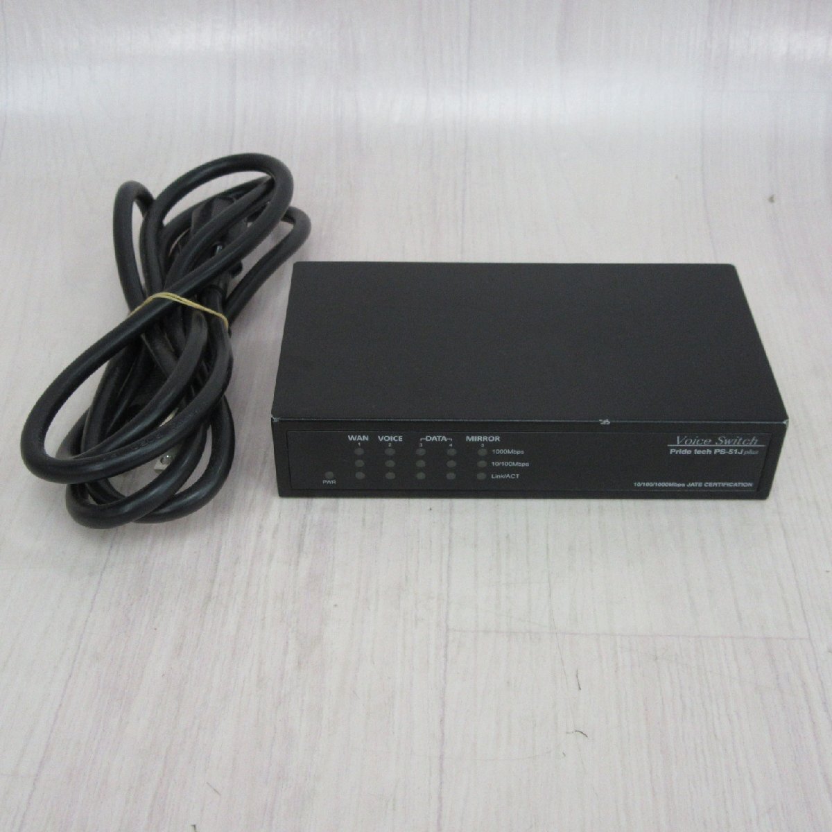 プライドテック PS-51Jplus 光回線用ミラーポート付Voiceスイッチ 保証有 CB231