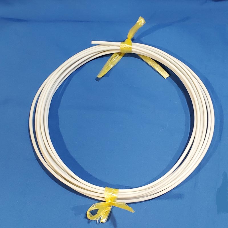 髙耐圧電線 845 211 807 等ノプレート配線等に。白単線 5m　送料無料 未使用 