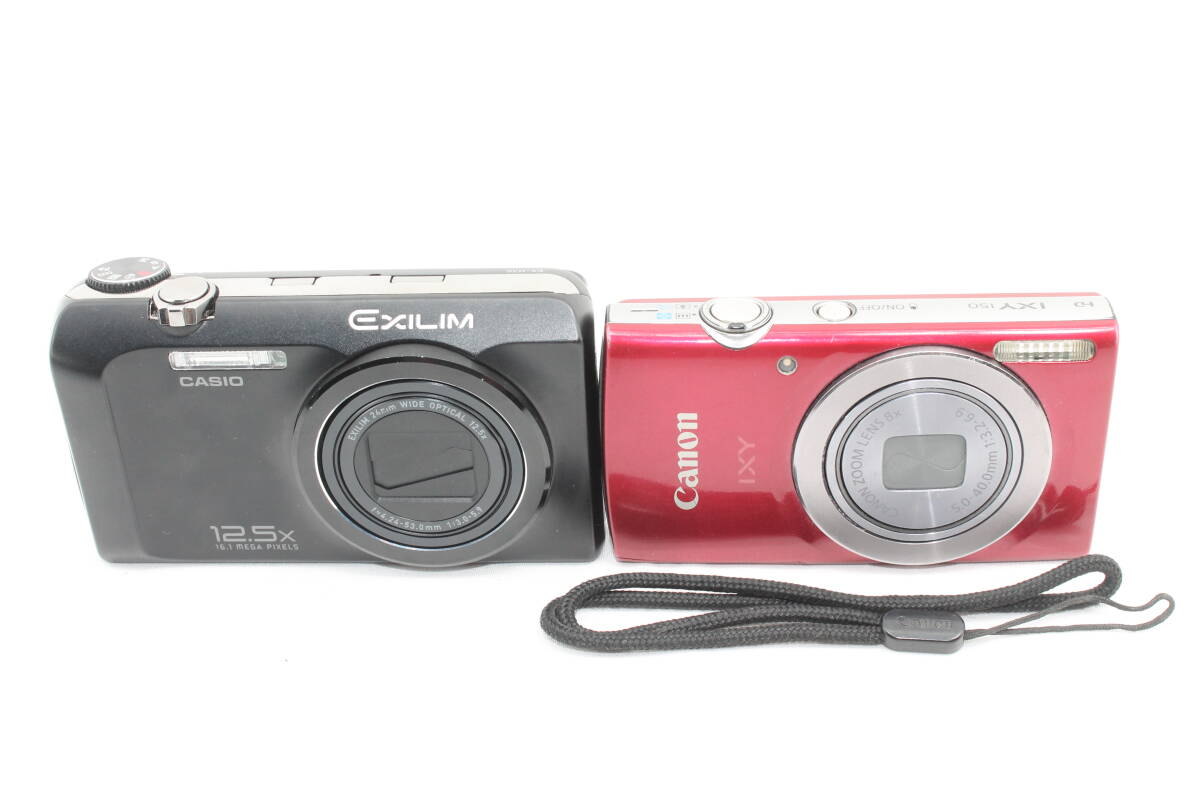 【20250928KNH-13】CASIO EXILIM ブラック EX-H30BK Canon デジタルカメラ IXY150 