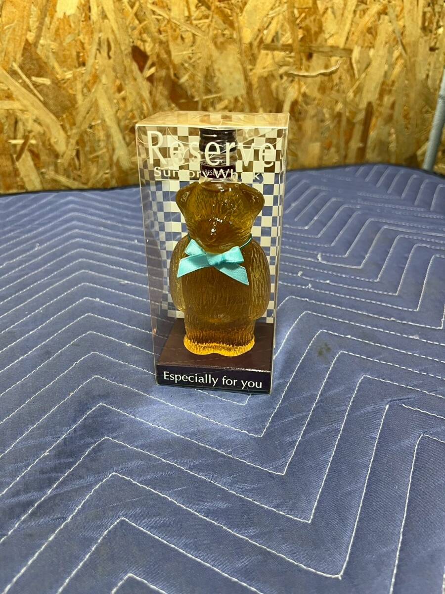 【8-418】サントリー リザーブウイスキー クマ型ボトル(小80ml)