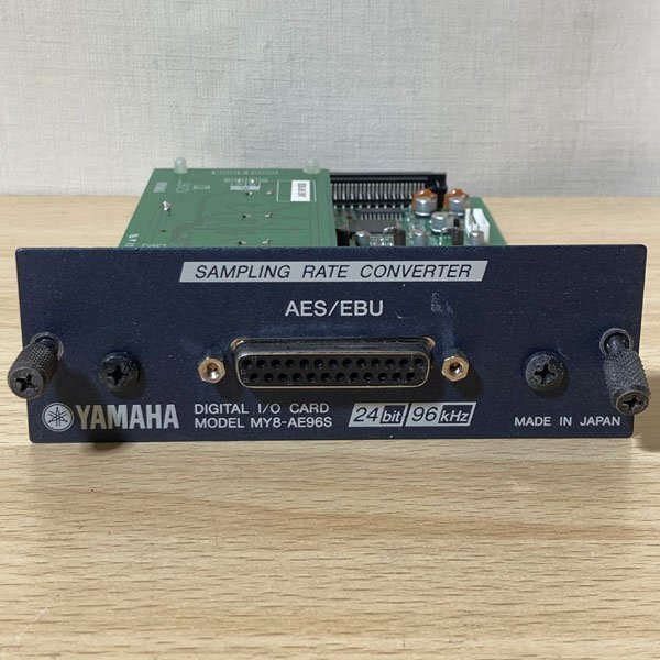 YAMAHA MY8-AE96S 96kHz対応の8チャンネルAES/EBU入出力カード (サンプリングレートコンバーター内蔵) ①