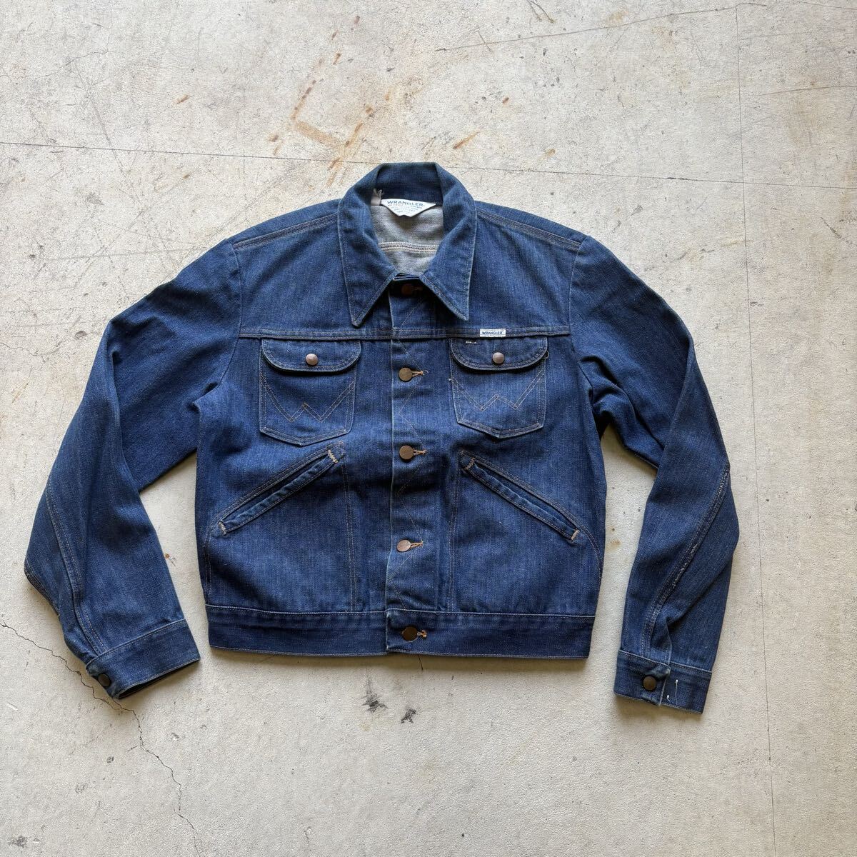 70〜80s ビンテージ Wrangler USA製 デニム デニムジャケット ラングラー ヴィンテージ