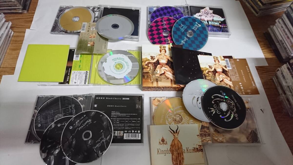 ★☆Ｓ01667　倖田 來未（こうだ くみ)【TRICK】【Kingdom】【Black Cherry】【grow into one】【MOON】　CD４枚セット☆★