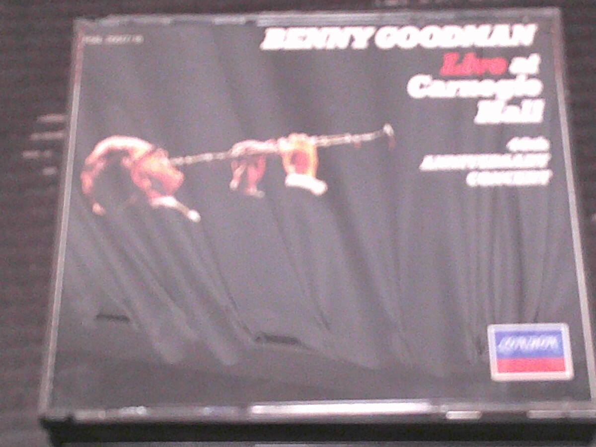 BENNY GOODMAN/ベニー・グッドマン ライブ「LIVE AT CARNEGIE HALL/ライブ・アット・カーネギーホール」国内盤 2CD