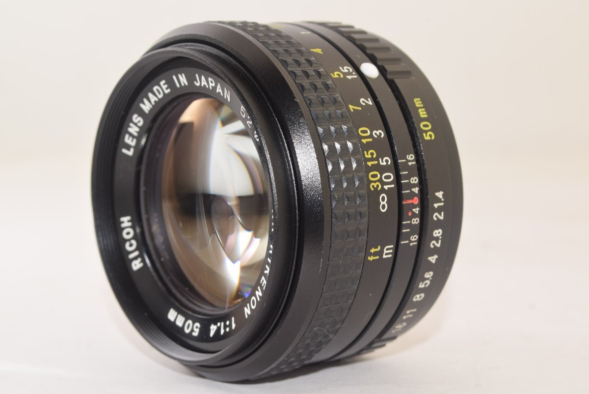 RICOH リコー XR RIKENON 50mm F1.4 for PENTAX Kマウント J2502079