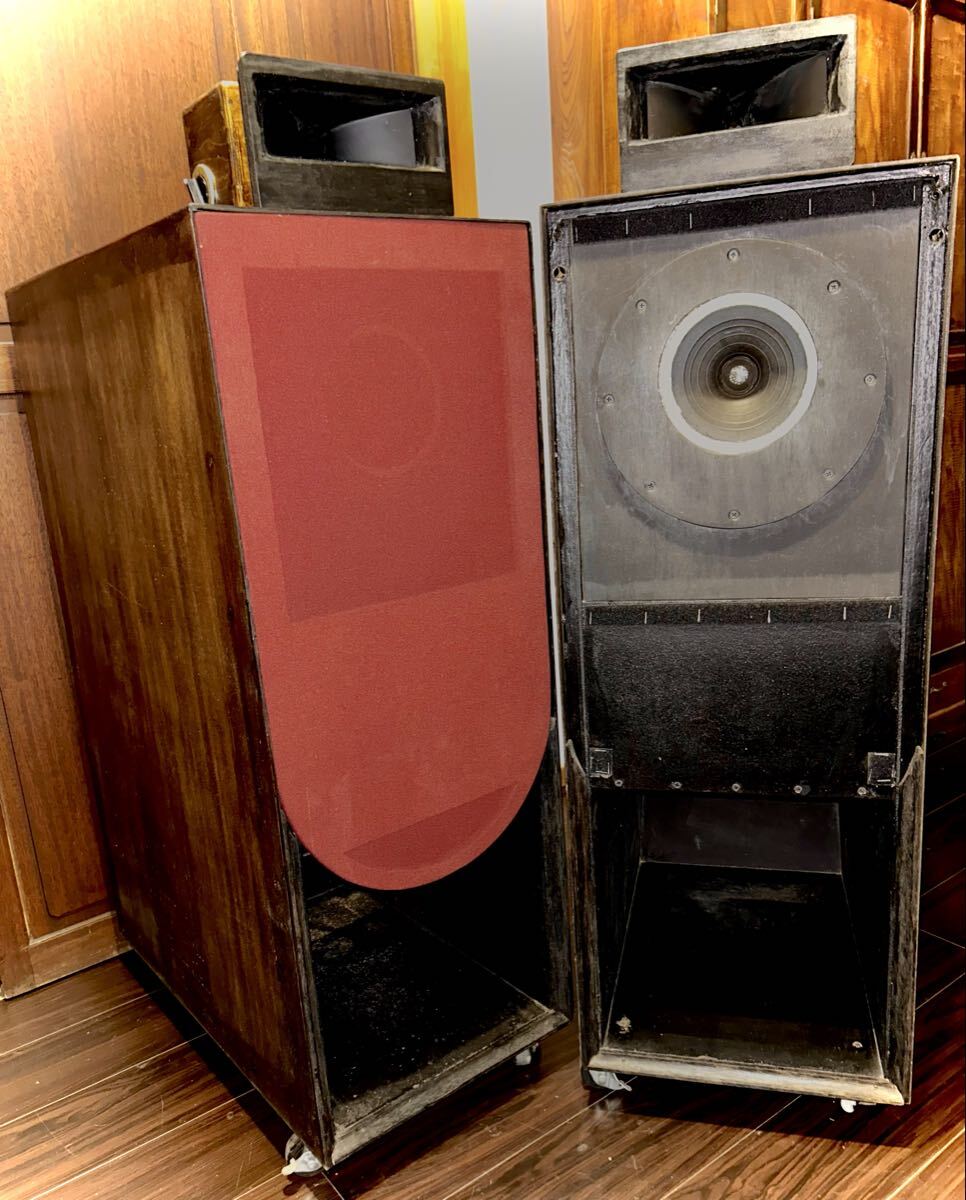 【直接引き取りのみ！】DIATONE P-610A/ダイヤトーン/バックロードホーン/鹿皮エッジ/Sansui T-149H/サンスイ/ツィーター/アッテネーター付
