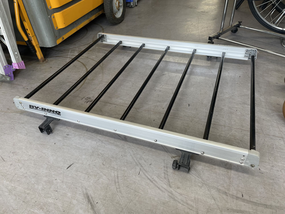 RV-INNO アルミ製 ラック アルミラック80 最大積載50ｋｇ イノー カーメイト/CARMATE ルーフキャリア 札幌市手稲区 市内近郊限定配送