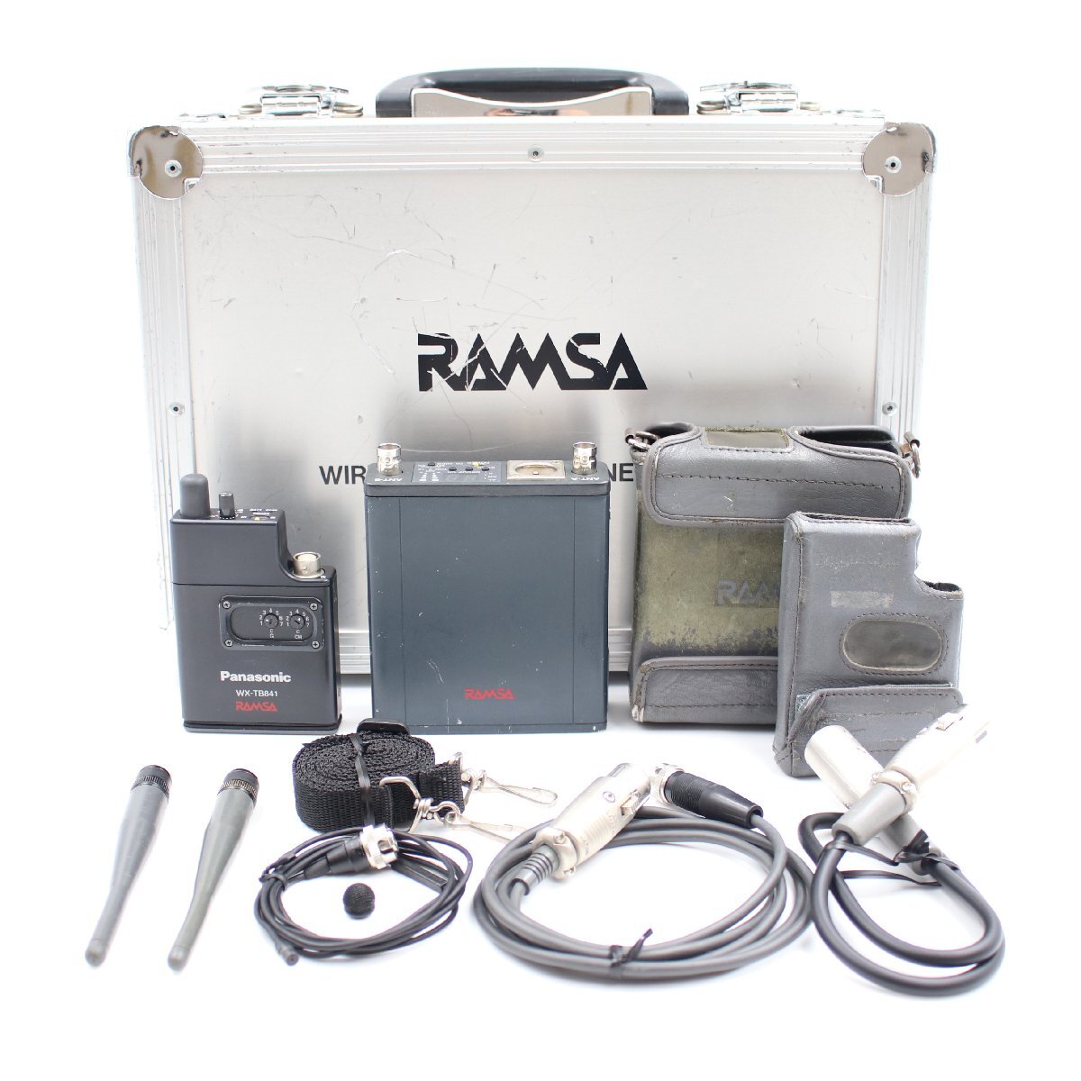 PANASONIC RAMSA WX-RJ700 ＋ WX-TB841 800MHz帯ENG EFPワイヤレス送受信機セット B帯 パナソニック