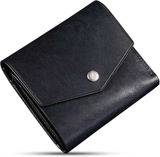 【本革】[ObiOri] 財布 メンズ プエブロレザー 日本製 小銭入れ ミニ財布 小さい財布 薄い財布 (ネイビー) 1008