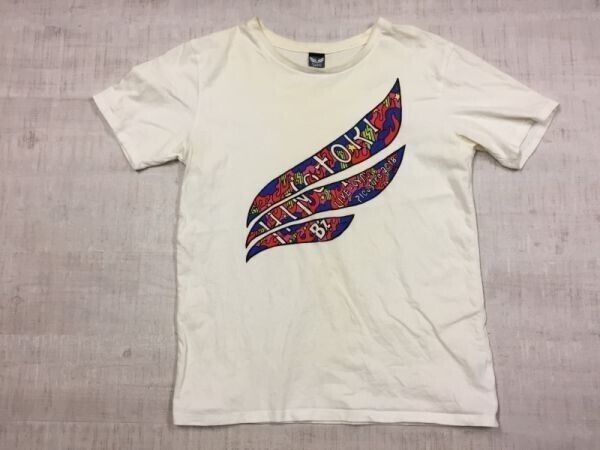 B'z ビーズ LIVE-GYM Pleasure 2018 HINOTORI ライブ グッズ ツアー 邦楽 ロック 半袖Tシャツ カットソー レディース M 白
