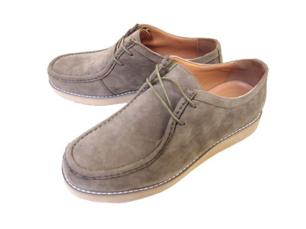 [送料無料]Q768新品BAYFLOWモカシンデザインシューズS⇒26㌢BG♂