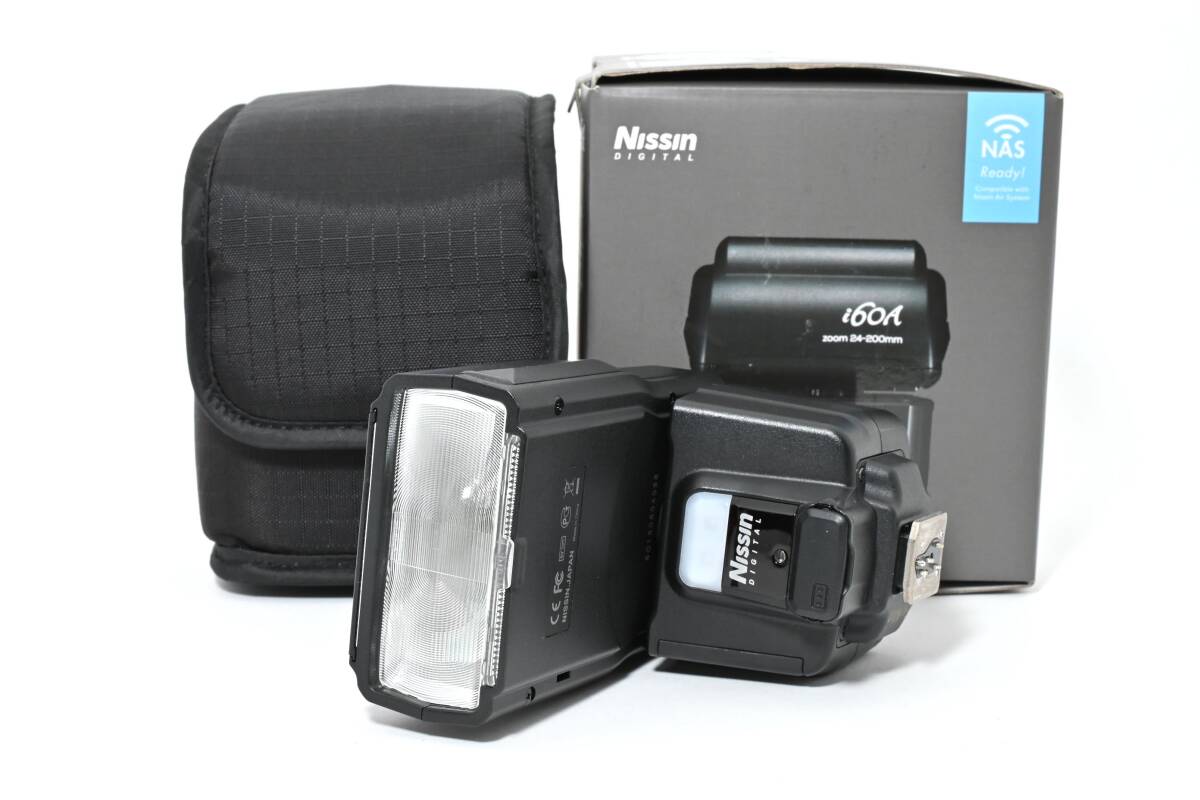 ★外観美品★ Nissin ニッシン i60A NIKON ニコン用 フラッシュ ストロボ 通電のみ確認 現状品