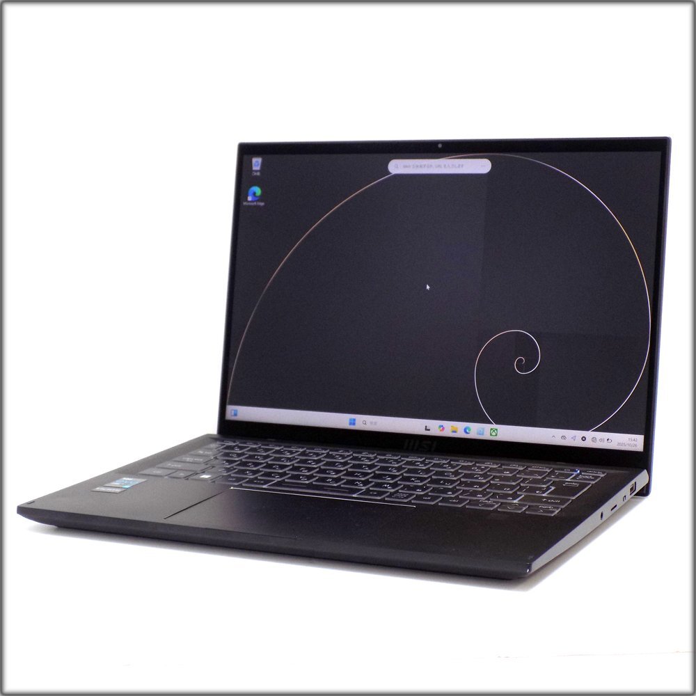 msi ビジネスノートPC Summit-E14FlipEvo-A12MT-006JP ノートPC i7-1280P/16GB/SSD512GB/Win11Pro 14インチ 本体 箱無