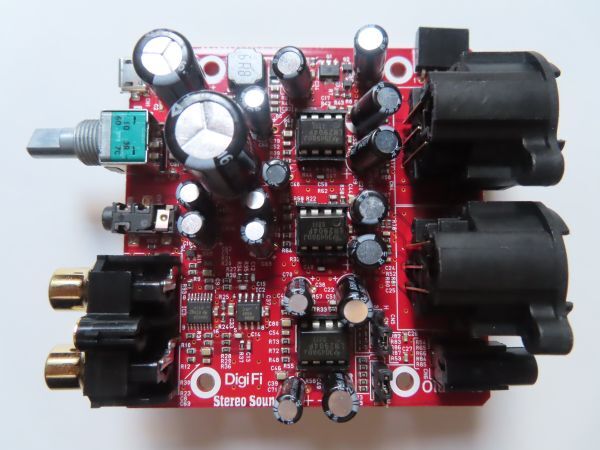 DigiFi No.22 Olasonic バランス出力対応 ヘッドホンアンプ 　【 LM2904P ３個 実装　】