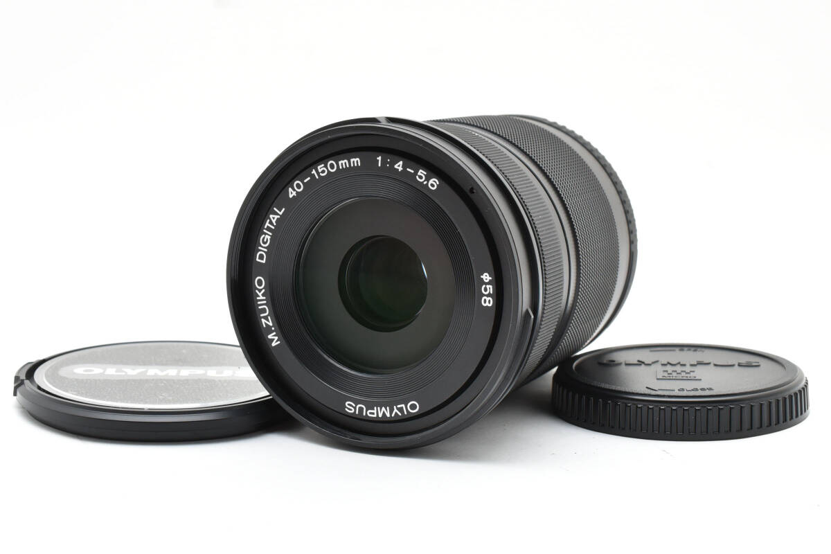 極上美品★ OLYMPUS M.ZUIKO DIGITAL 40-150mm F4-5.6 R 黒 オリンパス #371