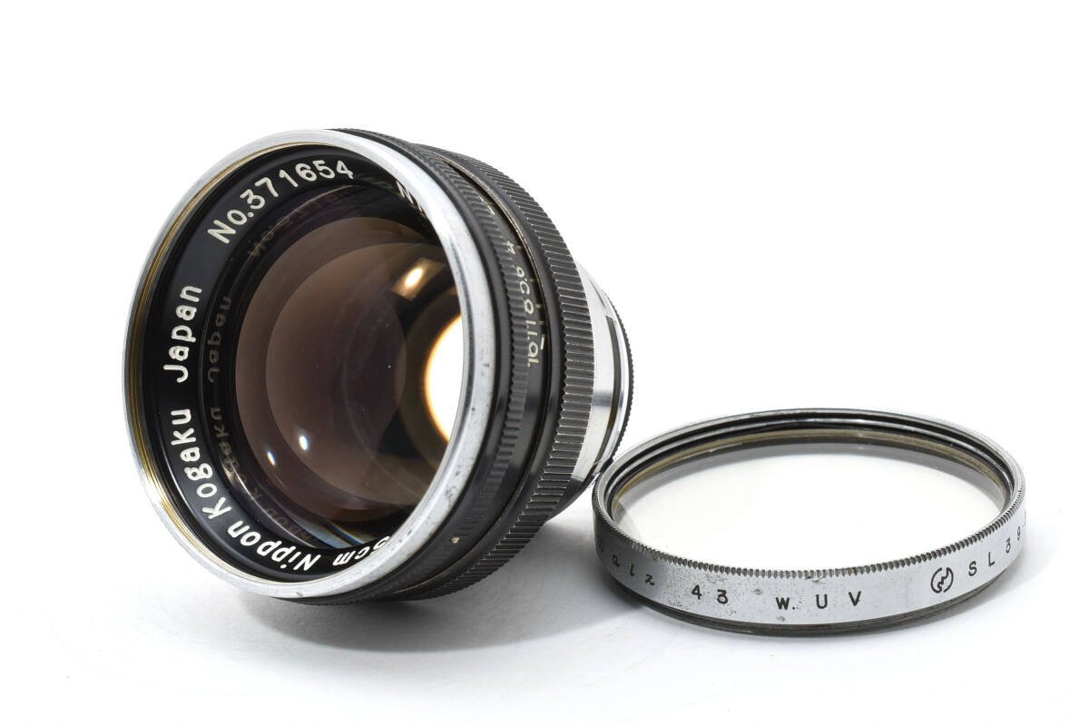 美品★ Nippon Kogaku Tokyo NIKKOR-S.C 1:1.4 F=5cm ケース付 日本光学 ニコン #408