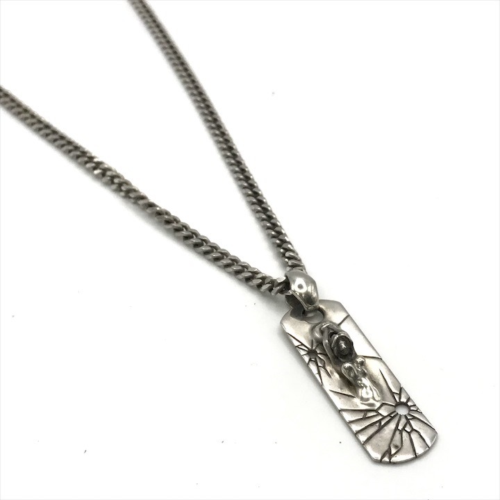 美品 Froid Tiedeur フロワ ティエドール 罪と罰 SV925 シルバー ネックレス ヴィンテージ アクセサリー メンズ a10518
