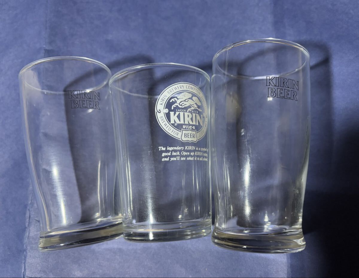 キリンビール 昭和レトロ グラス コップ KIRIN ビールグラス ビアグラス コレクション レトロ　昭和