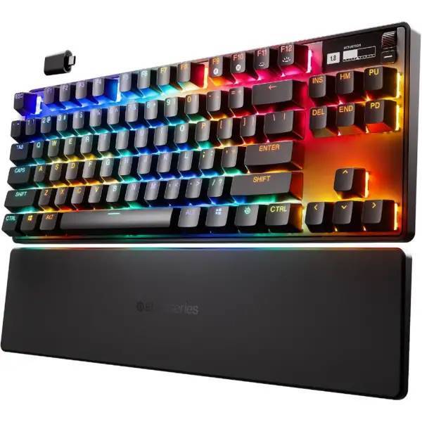 ◆新品未開封 STEELSERIES ゲーミングキーボード Apex Pro TKL Wireless US (2023) 型番：64865J [有線・ワイヤレス/USB] 保証付