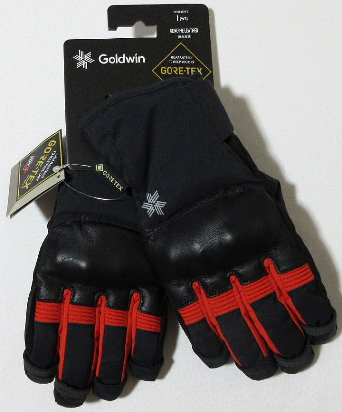 Goldwin ゴールドウイン ゴアテックス グローブ レディース Sサイズ ブラック バイク用グローブ GBW63386