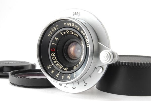 [AB- Exc] Nikon W-NIKKOR.C 2.5cm 25mm f/4 Lens Leica L39 Screw From JAPAN 9710