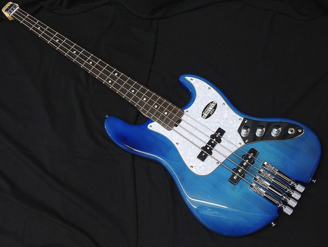 SCHECTER OL-HLB STB ベッドレスベース シェクター ジャズベースタイプ シースルー ブルー 4弦エレキベース アウトレット