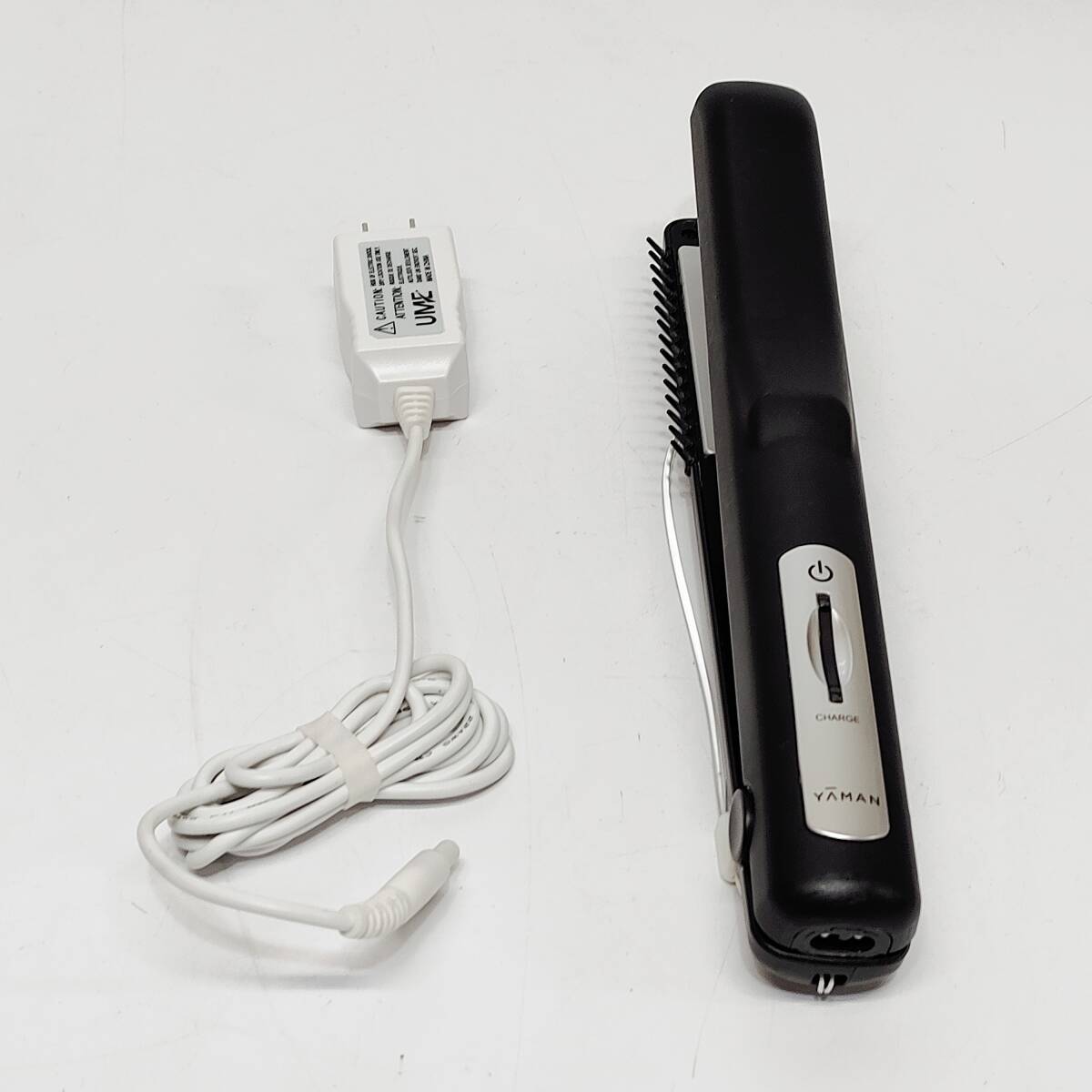 ●動作品 ヤーマン HC-21B ヘアアイロン YA-MAN ブラック 超音波トリートメント シャインプロ S4619