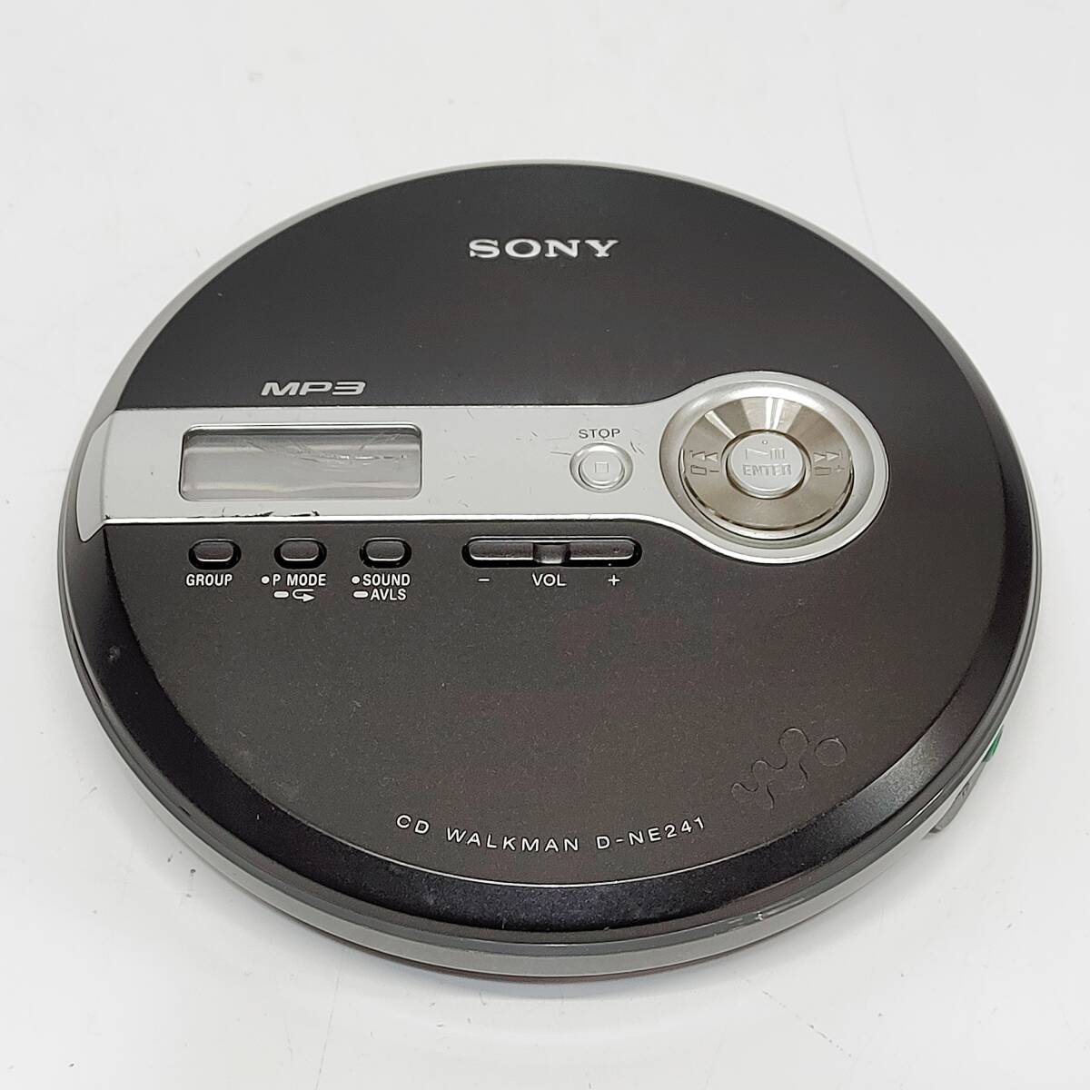 ●ソニー D-NE241 CDウォークマン SONY ブラック ポータブル プレーヤー 音楽 再生 WALKMAN 持ち運び S4652
