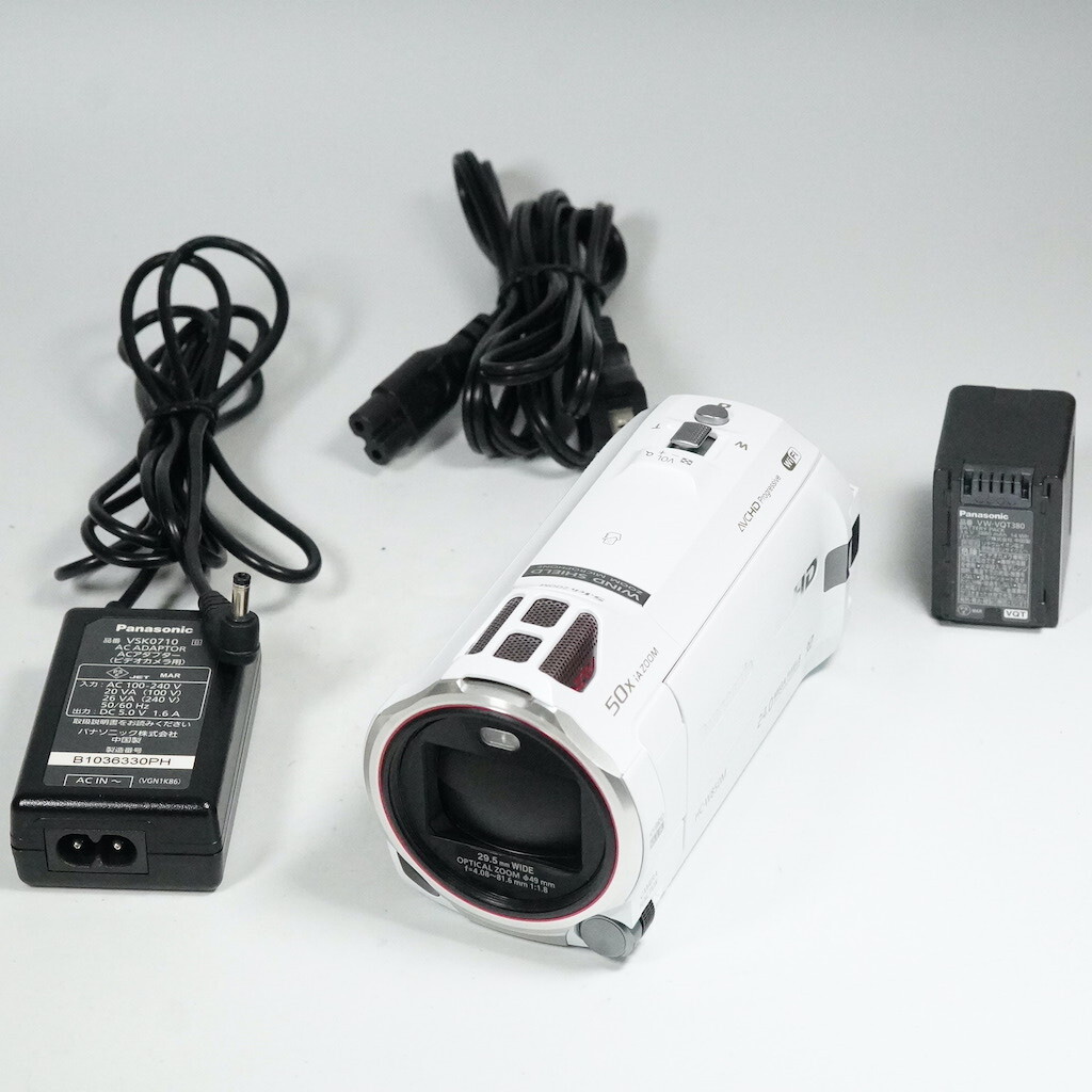 Panasonic パナソニック HC-W850M ホワイト /2249 動作OK 返金保証