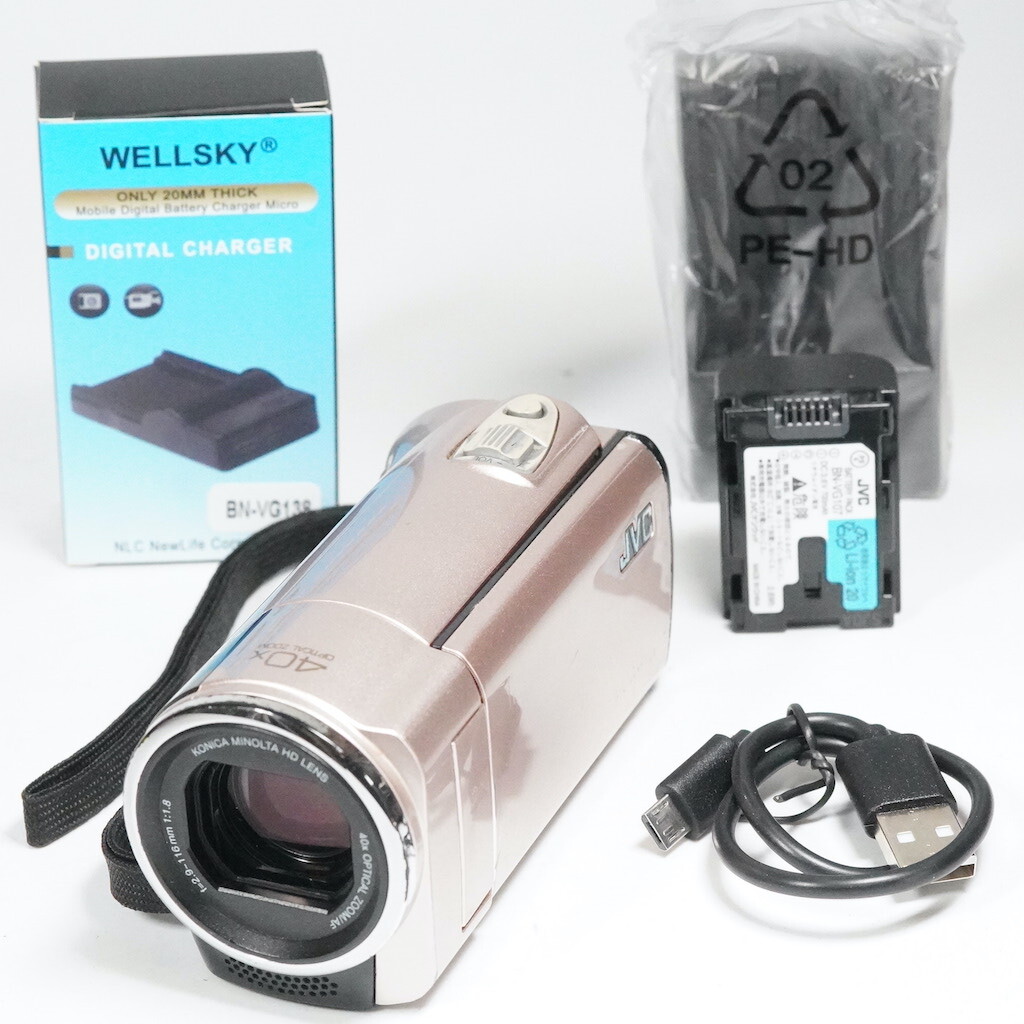 JVC Victor Everio GZ-HM460-N ピンク 動作OK 返金保証 /2254