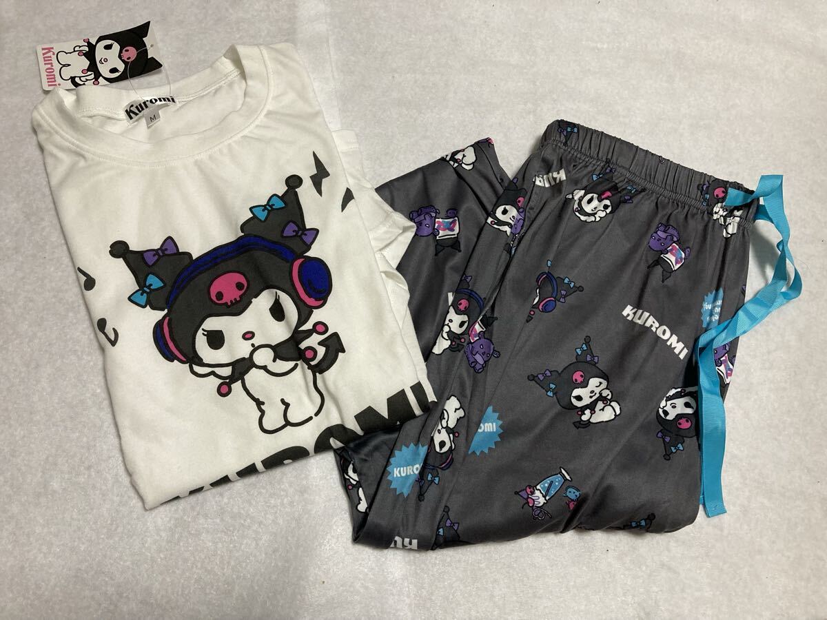 サンリオ　クロミ　ルームウエア　パジャマ　半袖Tシャツ長ズボン　Mサイズ
