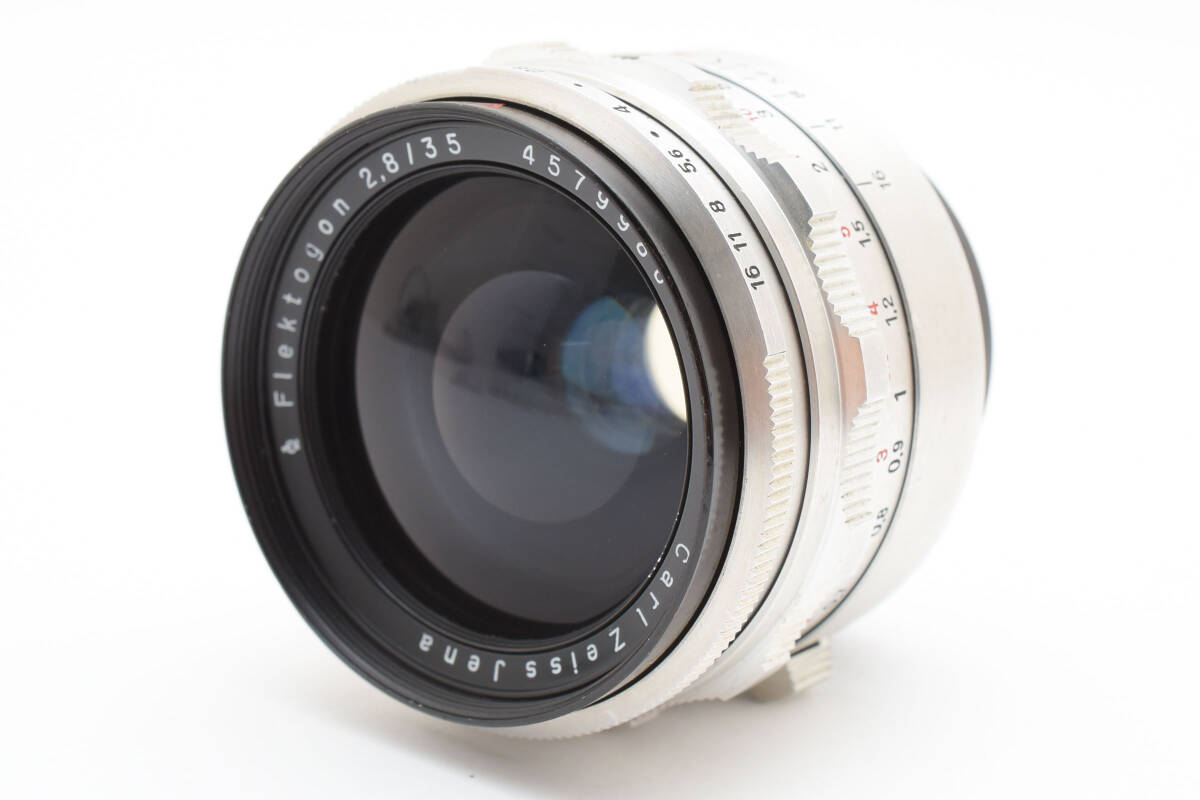 ★カールツァイス Carl Zeiss Jena Flektogon 35mm f2.8 エキザクタ★ W1090#AW2457