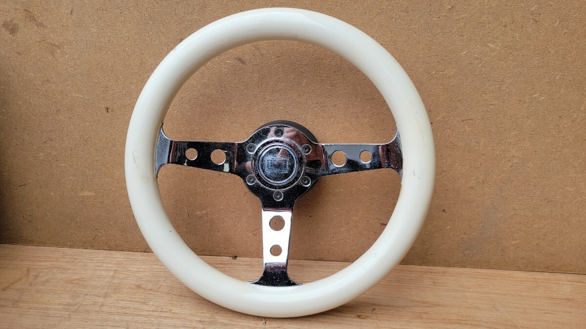 ホワイト グリーンラメ入り アメ車 オープンカー アメリカン カブリオレ ムーン moon クラシック 中古品