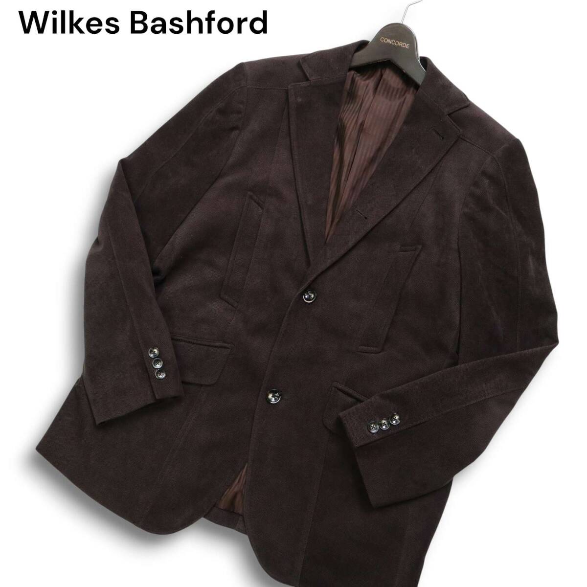 Wilkes Bashford タカキュー 秋冬 総裏★ アンコン テーラード ジャケット ブレザー Sz.M メンズ