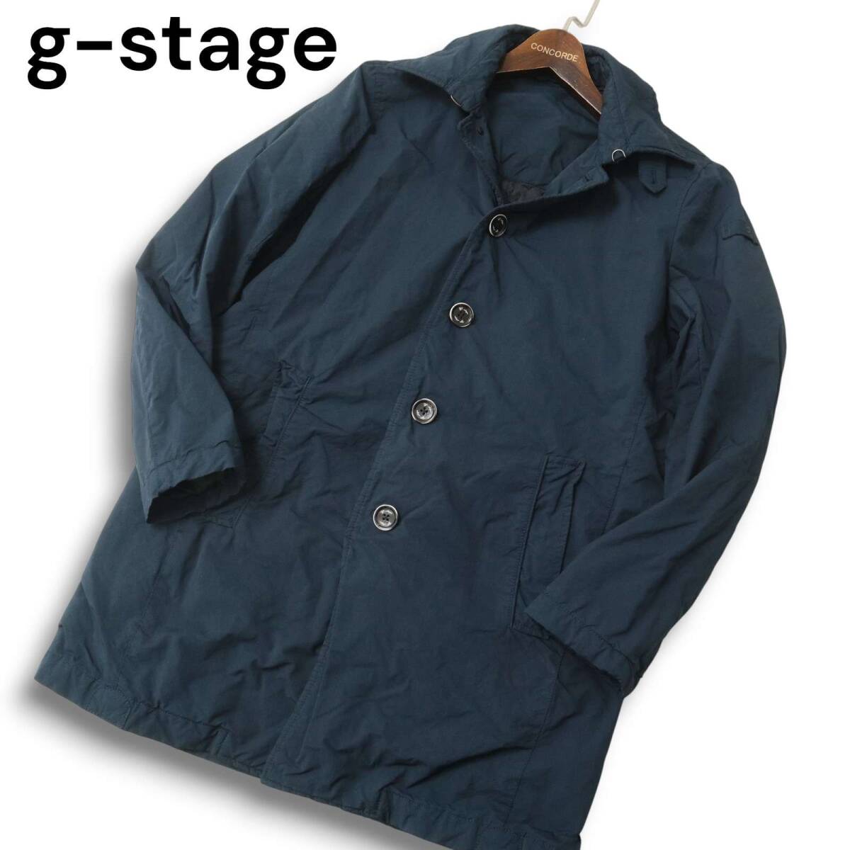 g-stage ジーステージ 秋冬★ 中綿 ステンカラー コート Sz.44　メンズ