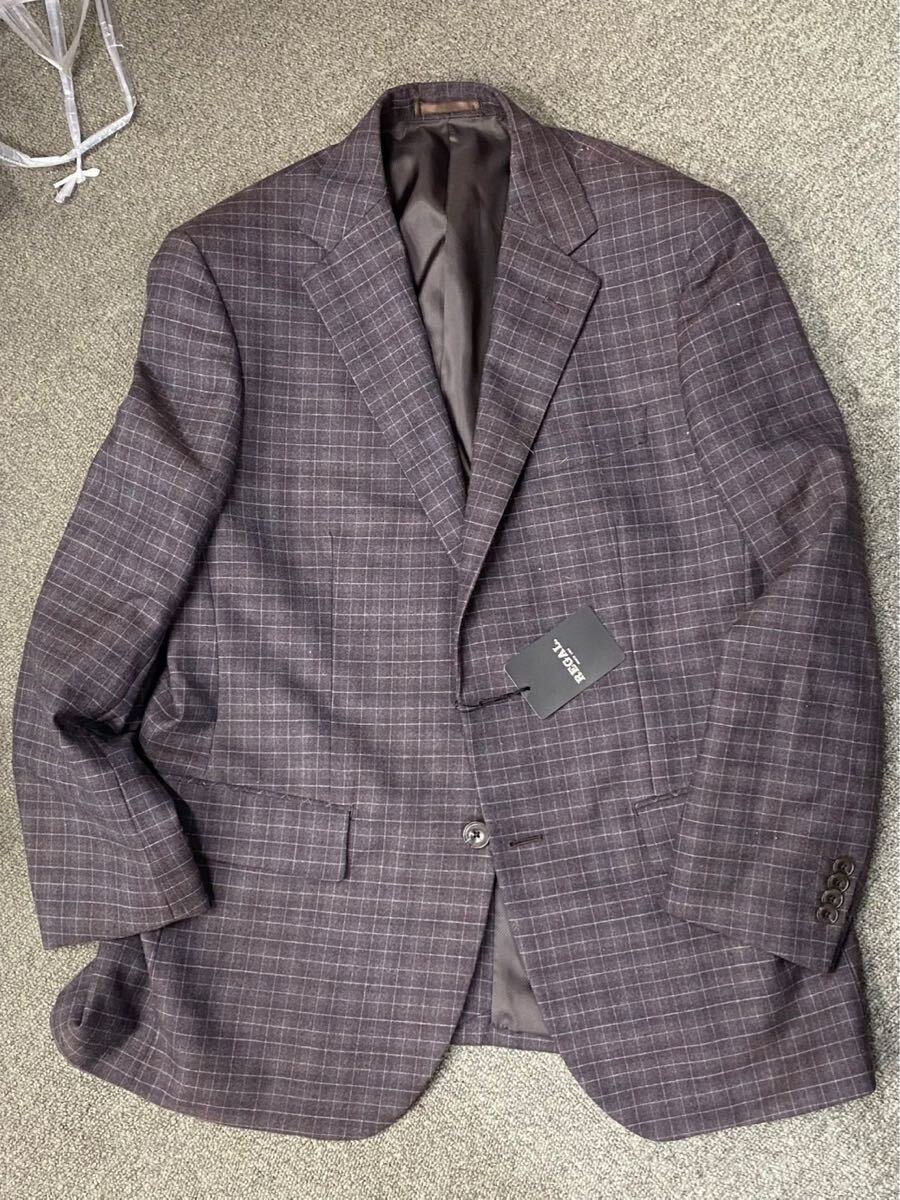 タグ付き REGAL リーガル メンズ ジャケット スーツ アウター チェック柄 