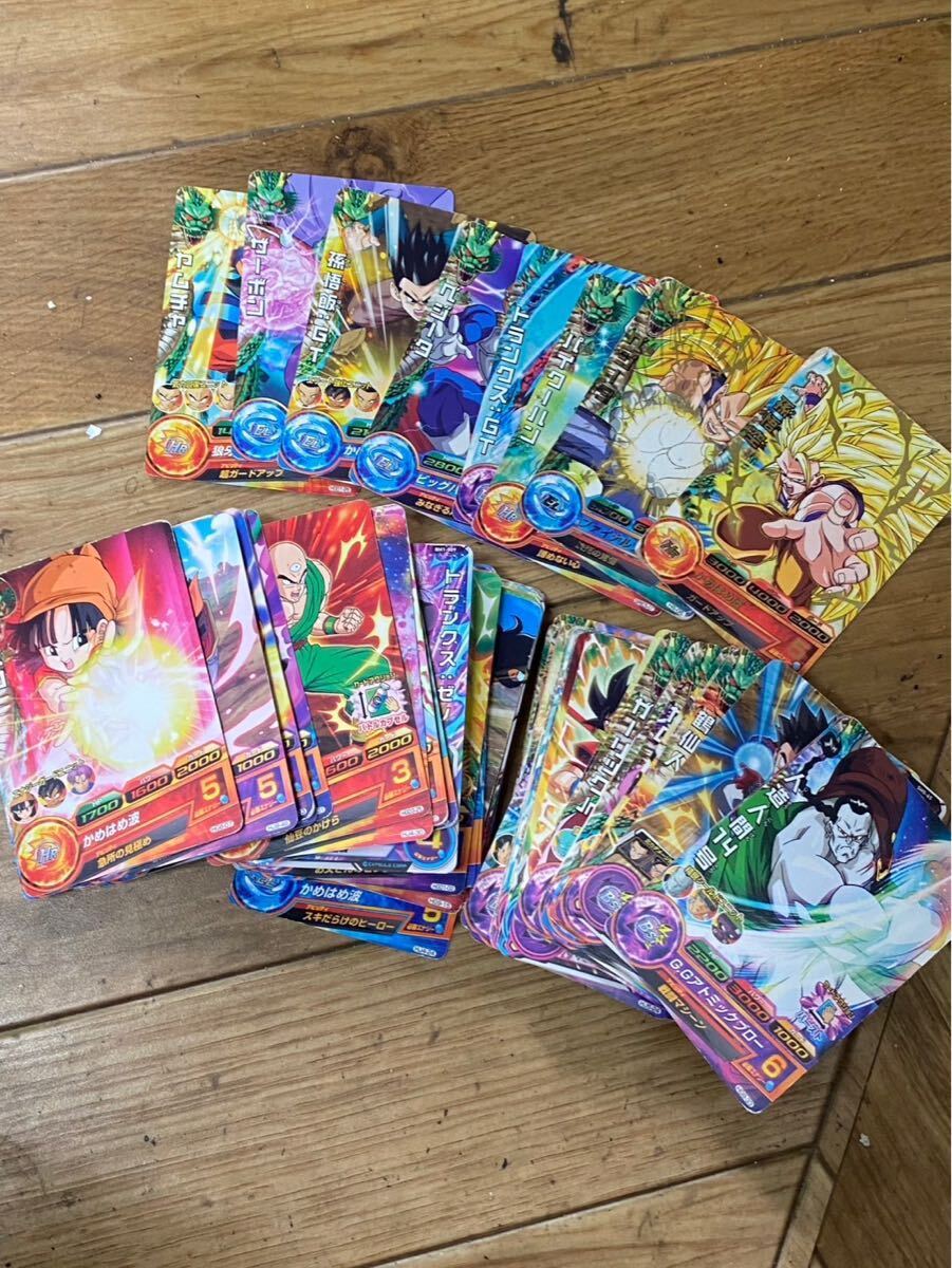 ドラゴンボールヒーローズ カード まとめセット カードゲーム トランクス ベジータ 孫悟飯 他