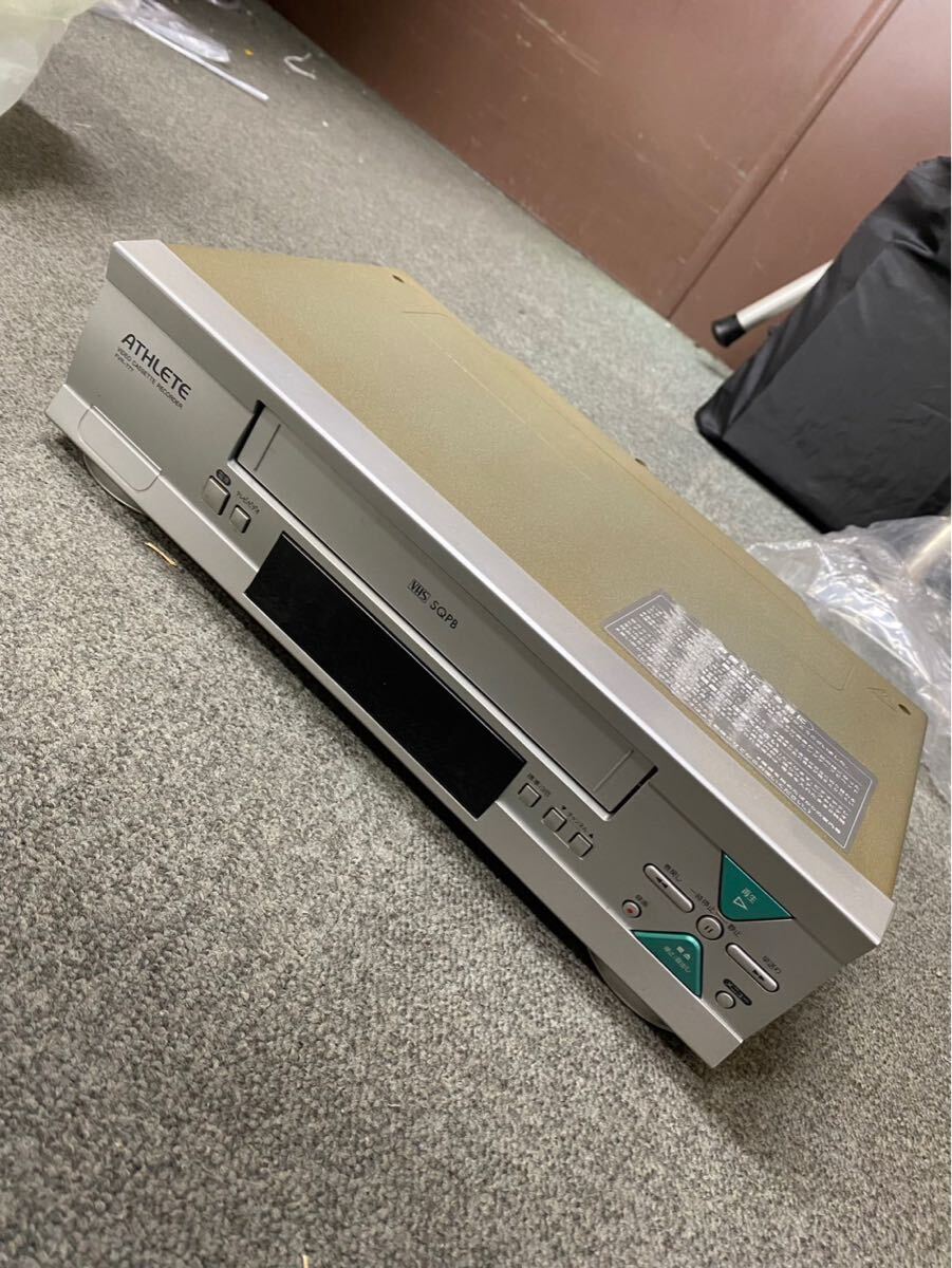 船井電機 ATHLETE フナイ電機 FVR-777 VHSビデオデッキ 通電確認済み 2003年製