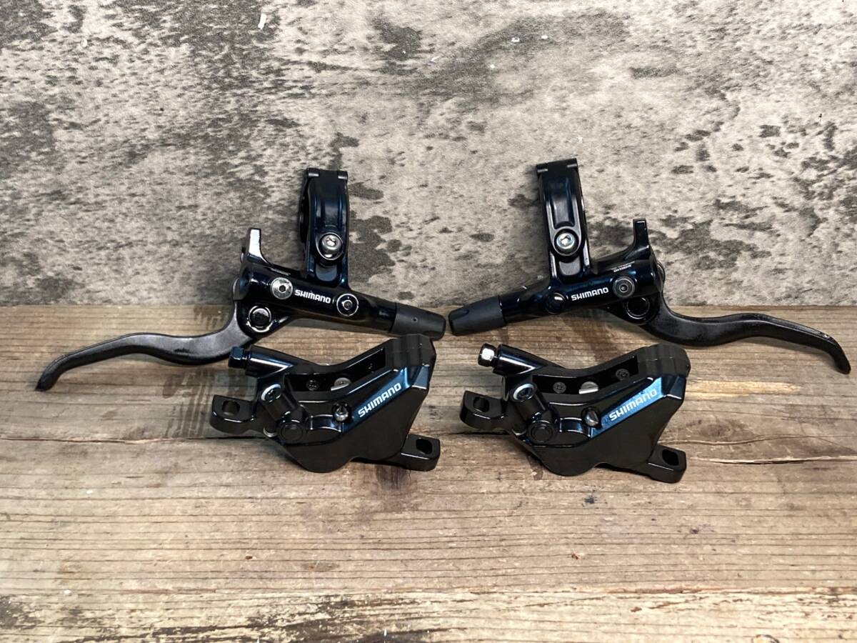 JH746 シマノ SHIMANO BL-M4100 ブレーキレバー BR-MT420 ブレーキキャリパーセット