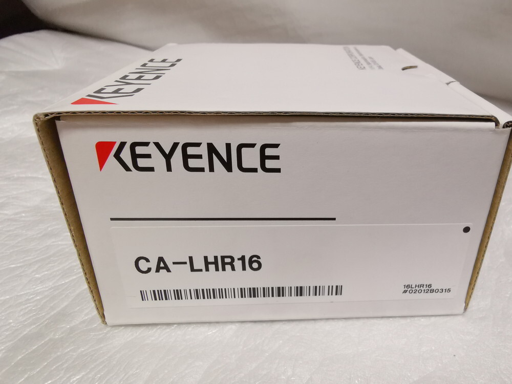 ★新品 Keyence CA-LHR16/LM16JC10M 16mm/F1.8 Cマウントレンズ 超高解像度低歪み