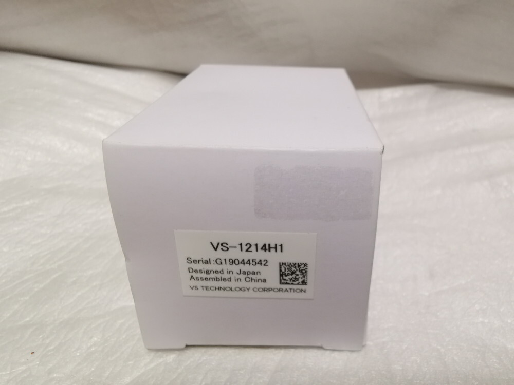 ★新品★ VS Technology VS-1214H1 12mm F1.4 Cマウント レンズ 大口径1"サイズ対応4～9メガ画素解像度 複数有