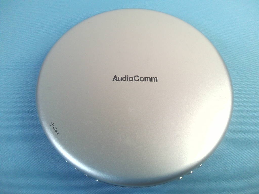 オーム電機 AudioComm ポータブルCDプレーヤー　CDP-830Z-S　本体のみ★動作品